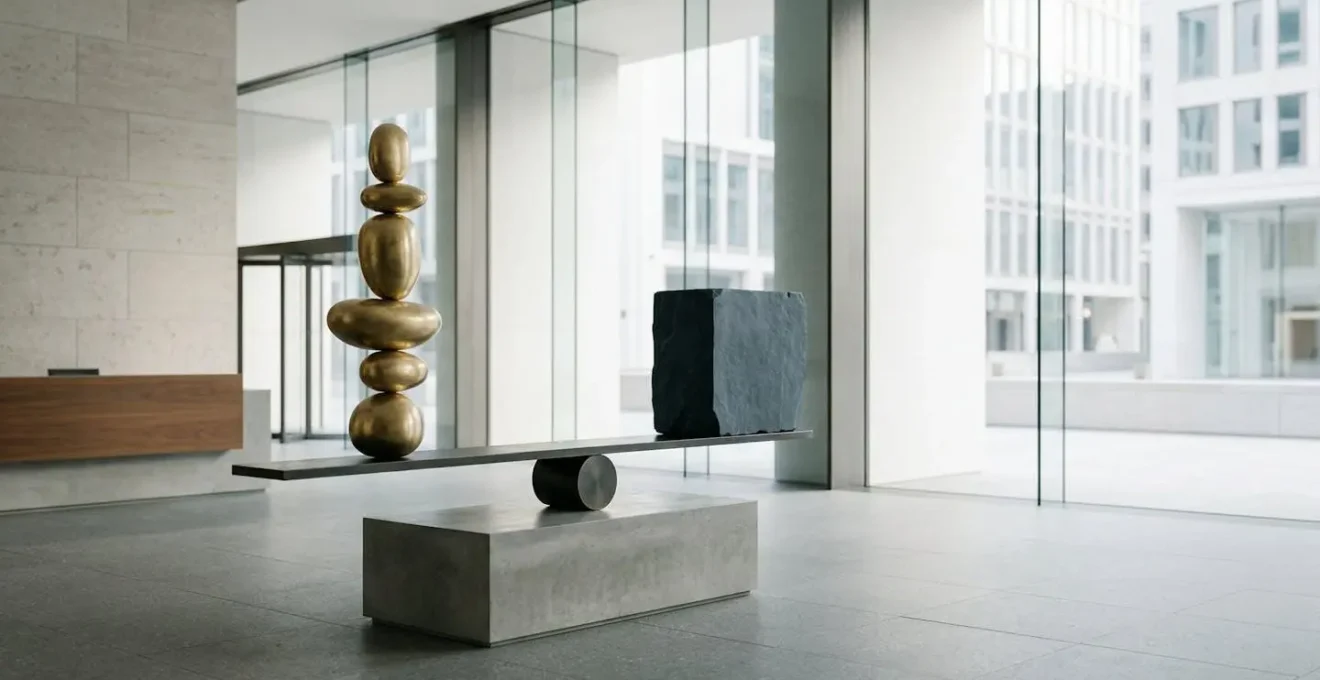 Professional investment portfolio strategy showing balanced asset allocation and risk management approach