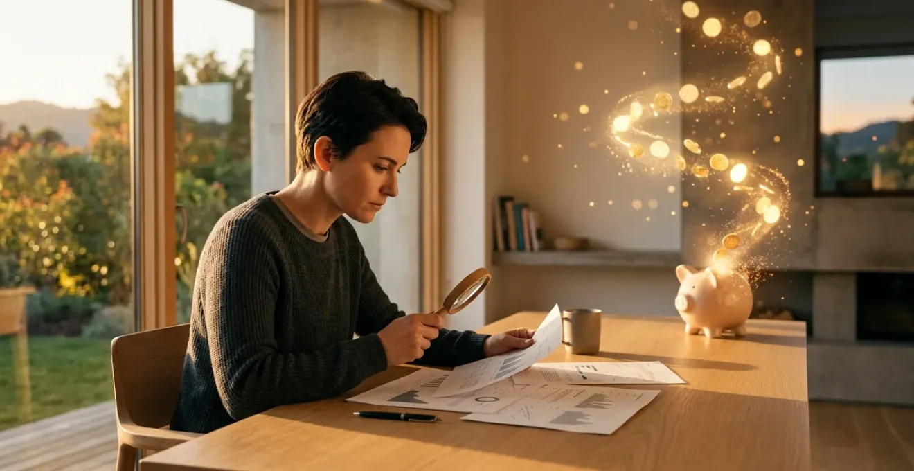 Professional discovering hidden financial opportunities through analysis