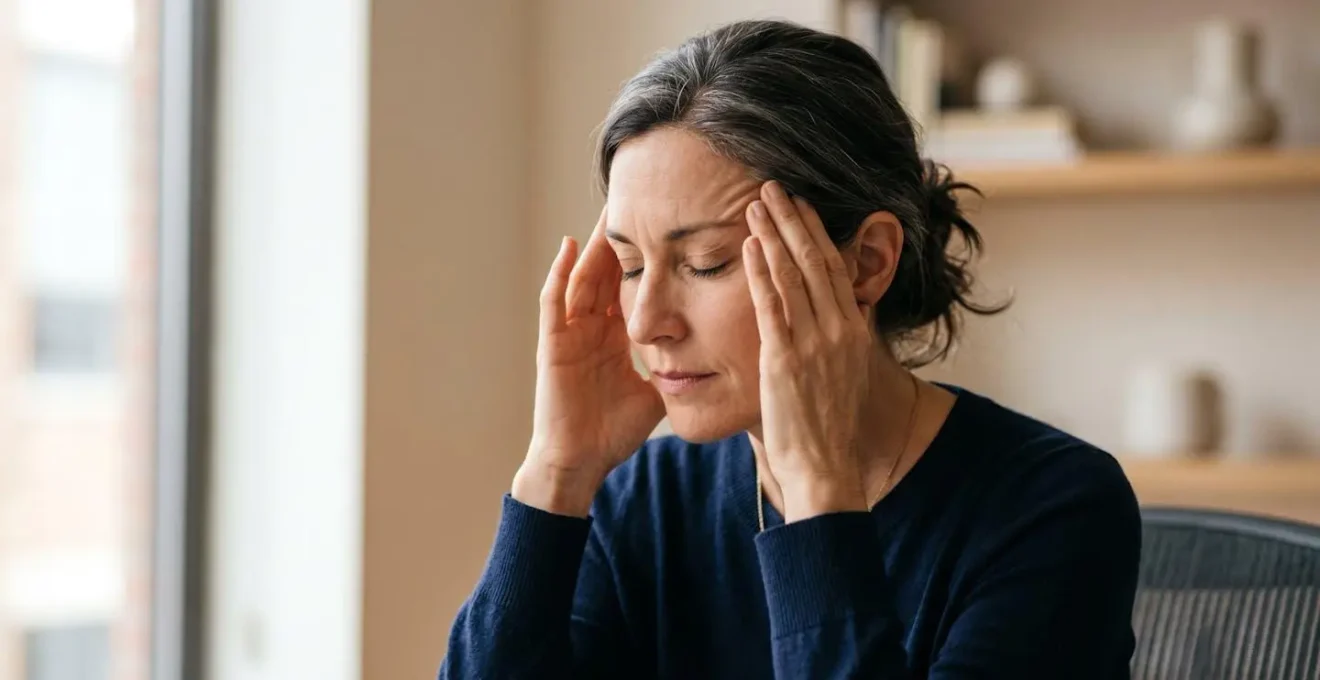 Close-up portrait of a person in contemplative thought, representing the psychological aspect of investment risk tolerance
