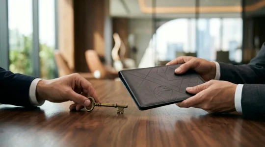 Concept visualization of achieving advantageous buy-to-let mortgage interest rates in property investment