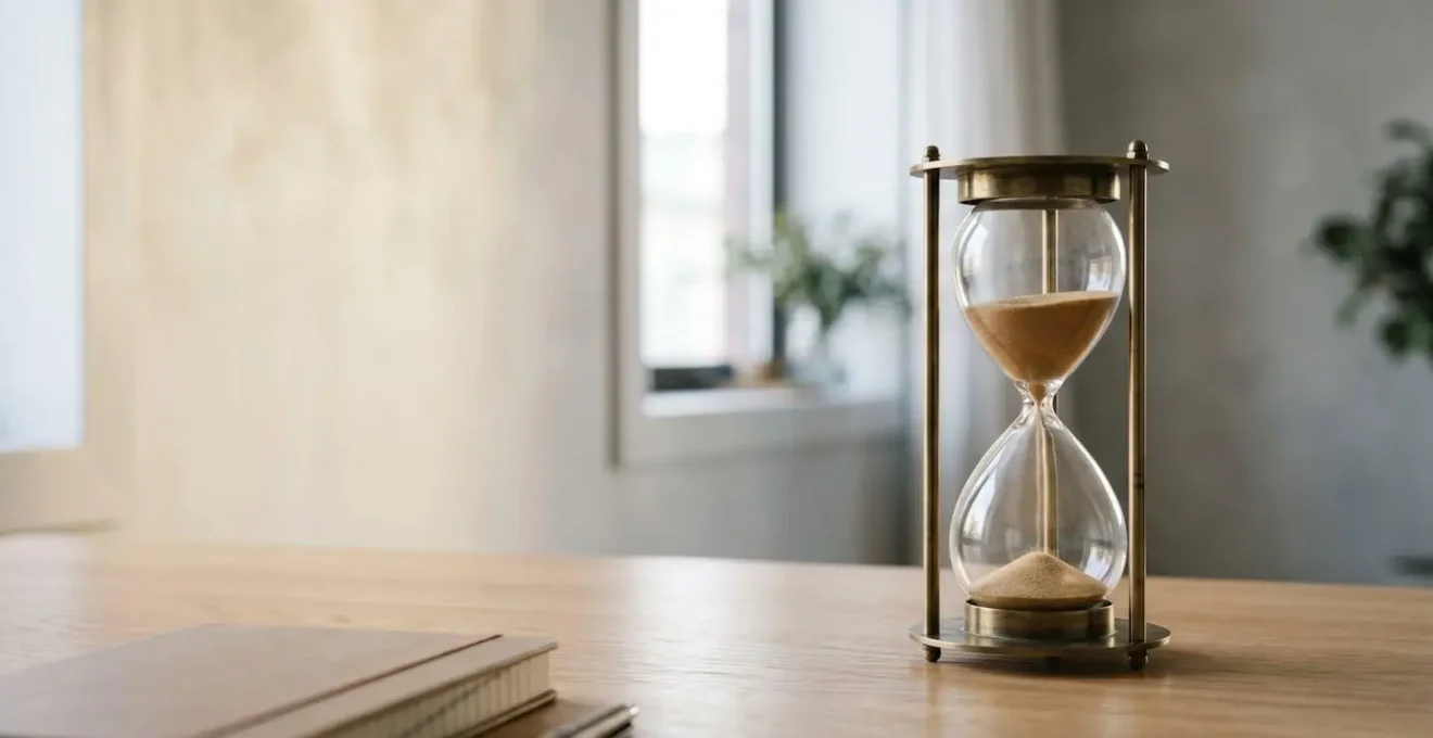 Symbolic representation of time and financial planning progression