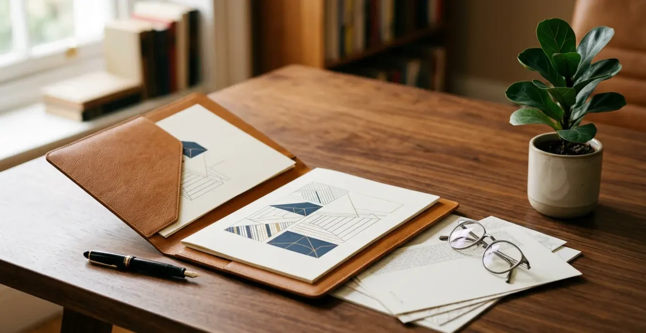 Strategic tax planning concept with clean financial documentation and professional guidance materials